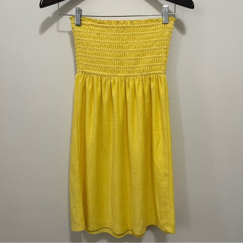Lily Pulitzer Yellow Terry Beach Dress